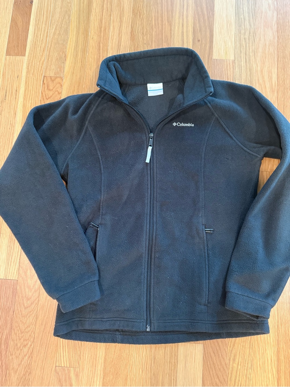 Columbia Kids Black Full-Zip Fleece Jacket